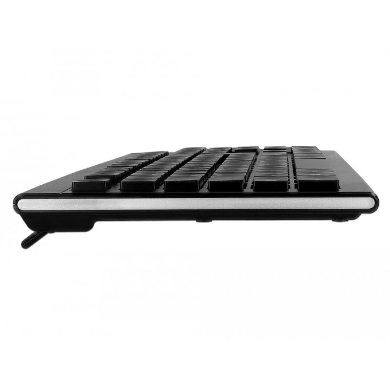 DeLOCK 12671 keyboard Office RF Wireless QWERTZ German Black