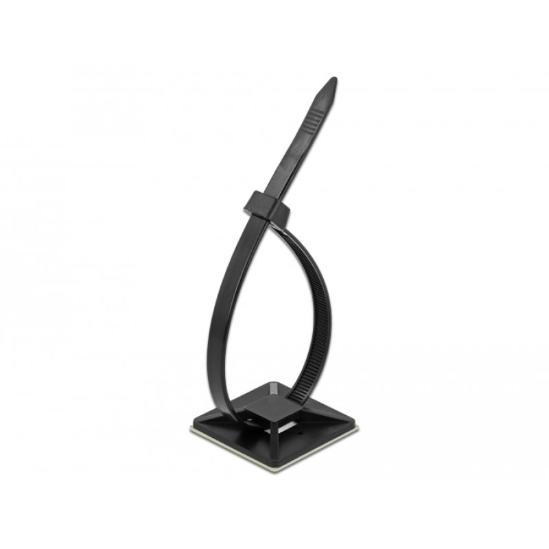 DeLOCK 18675 cable tie mount Black Nylon 10 pc(s)