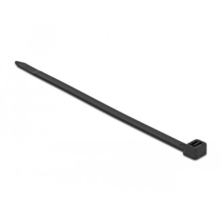 DeLOCK 19646 serre-câbles Attache de câble détachable Nylon Noir 10 pièce(s)