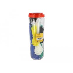 DeLOCK 19358 cable tie Parallel entry cable tie Plastic Black, Blue, Green, White, Yellow 600 pc(s)