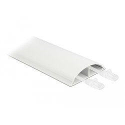 Delock Kabelkanal selbstklebend 89 x 21 mm - Länge 1 m weiß
