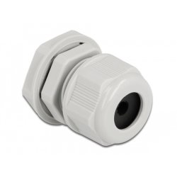 DeLOCK Presse-étoupe PG13,5 pour câble rond gris, 2 unités