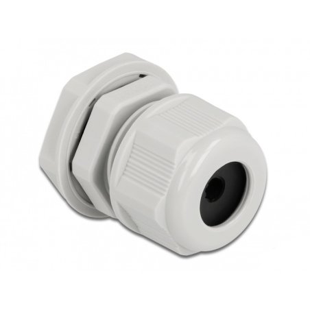 DeLOCK Presse-étoupe PG13,5 pour câble rond gris, 2 unités