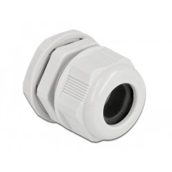 DeLOCK Presse-étoupe PG21 pour câble rond gris, 2 unités
