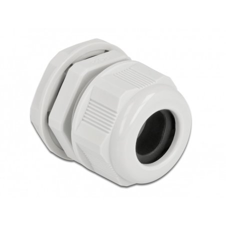 DeLOCK Presse-étoupe PG21 pour câble rond gris, 2 unités