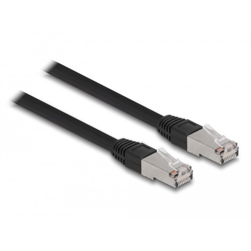 DeLOCK RJ45 Network Cable Cat.6A S/FTP PE Outdoor 3 m black