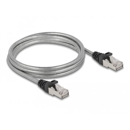 DeLOCK RJ45 Cable Cat.6A U/FTP with metal jacket 2 m