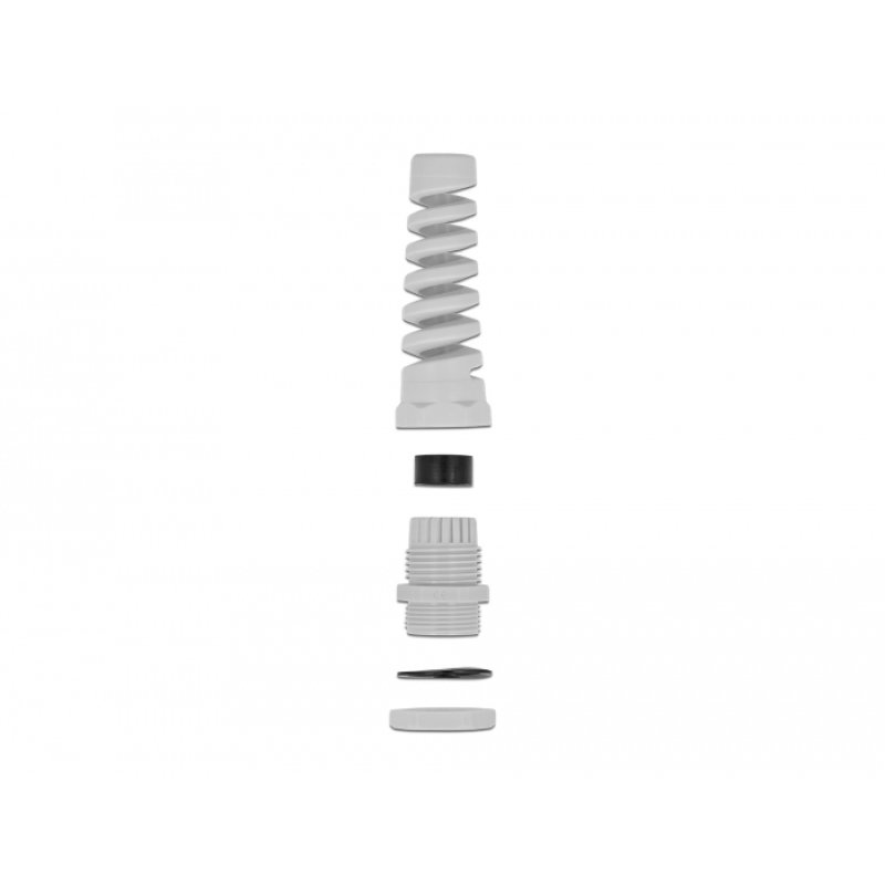 DeLOCK Cable Gland with strain relief PG13.5 grey