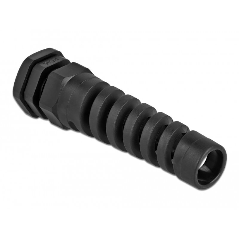 DeLOCK Cable Gland with strain relief PG16 black
