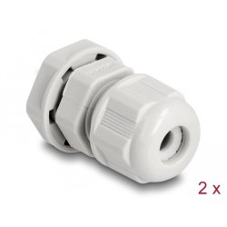 DeLOCK Presse-étoupe EX M12, gris, 2 unités