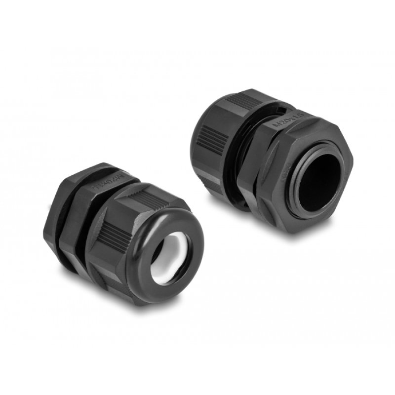 DeLOCK EX Cable Gland M20 black 2 pieces
