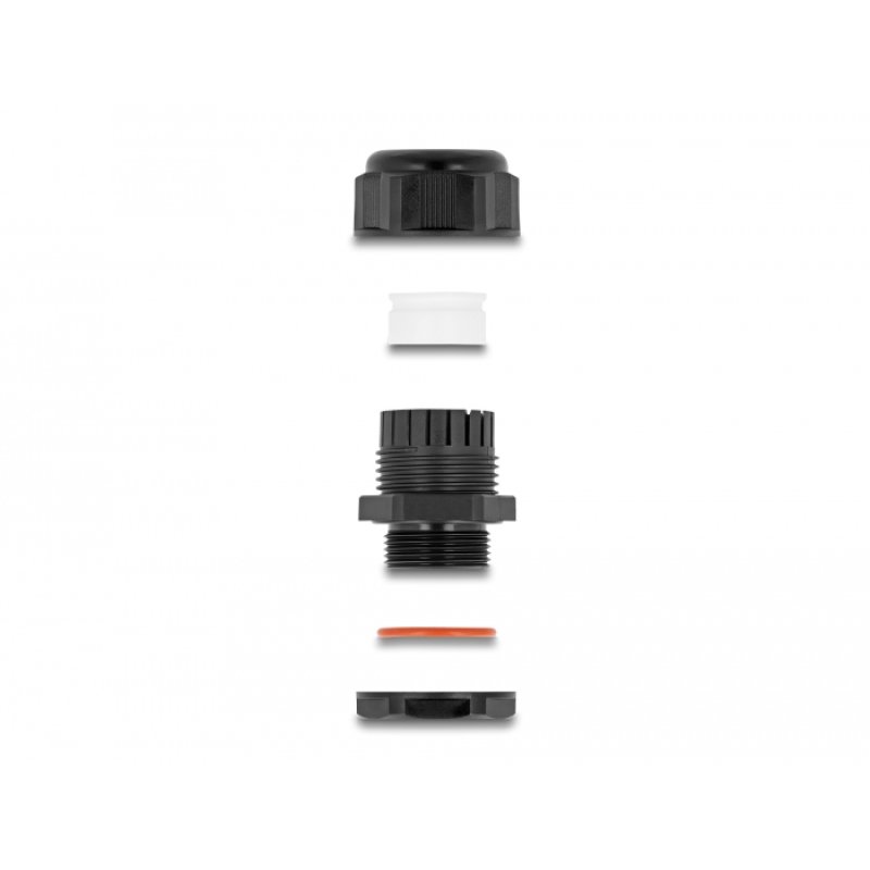 DeLOCK EX Cable Gland M20 black 2 pieces