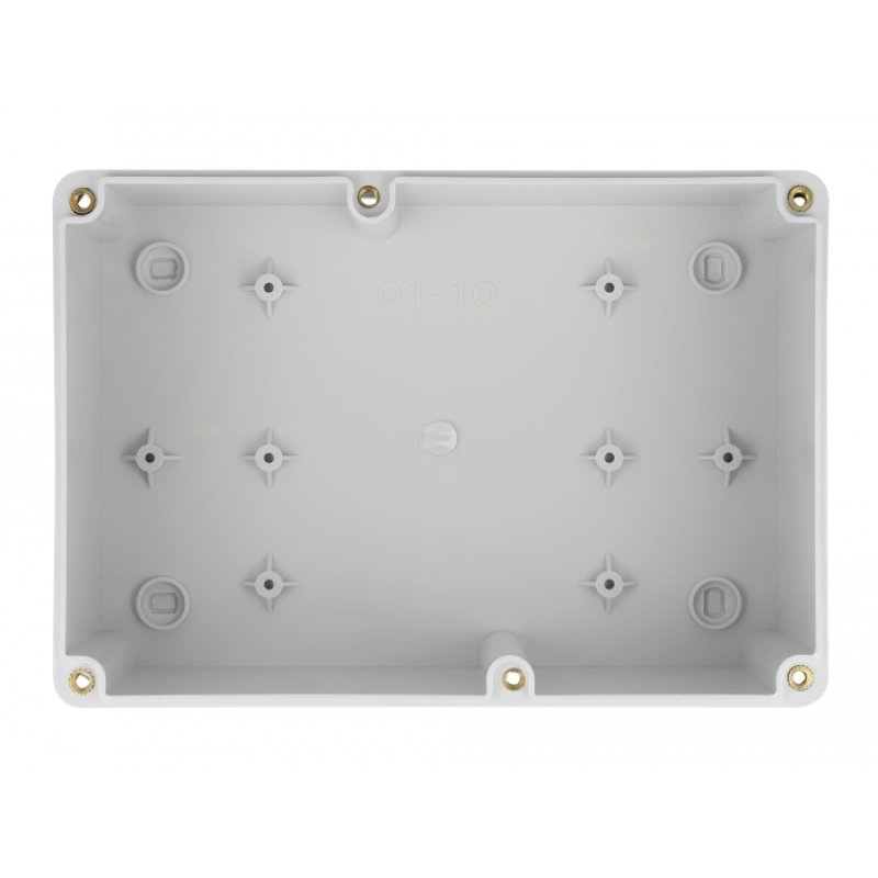 DeLOCK Boitier d’installation avec entrées de câble, 180 x 125 x 90 mm, gris