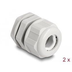 DeLOCK Presse-étoupe EX M20, gris, 2 unités
