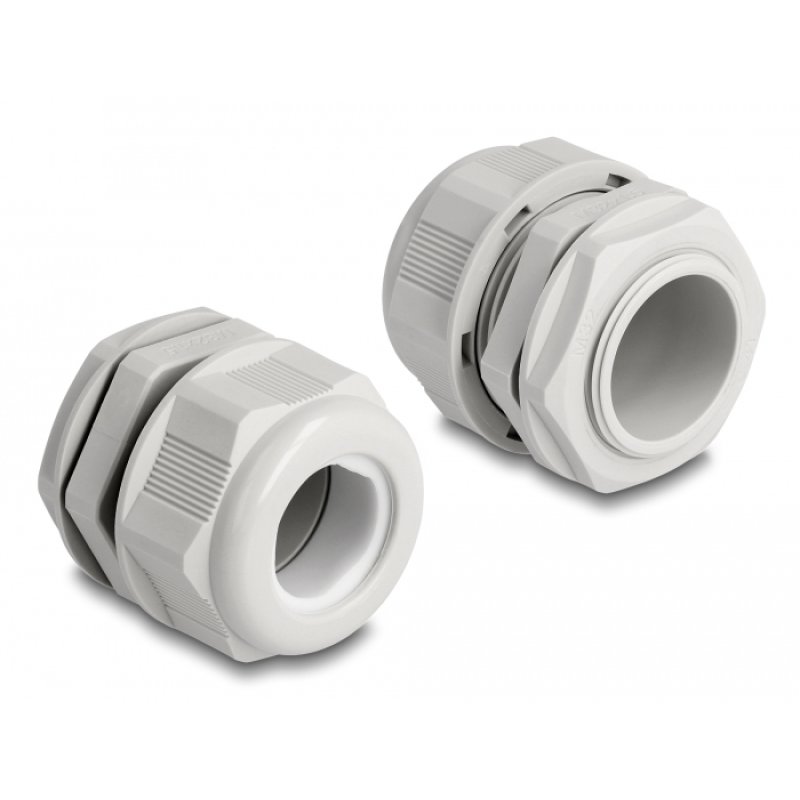 DeLOCK EX Cable Gland M32 grey 2 pieces