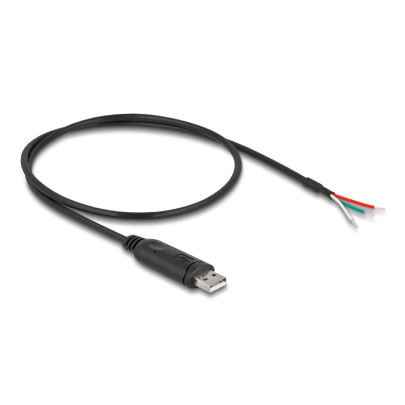 Delock Adapterkabel USB 2.0 Typ-A zu seriell RS-485 3 x offene Kabelenden 0,5 m