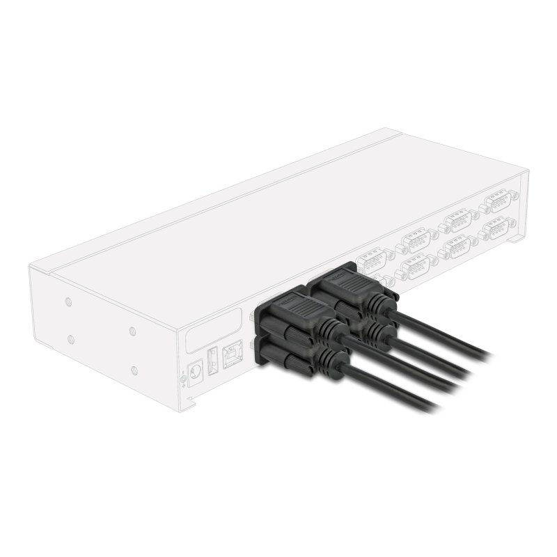DeLOCK Câble Serial RS-232 D-Sub9 femelle à femelle 2 m