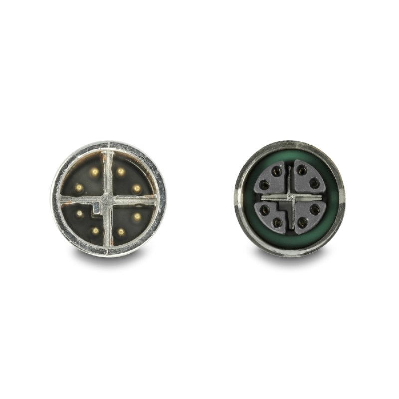 DeLOCK M12 Cable X-coded 8 pin male to female PVC 2 m