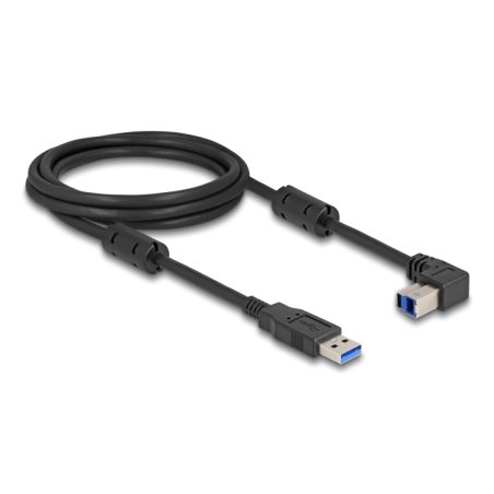 DeLOCK USB 5 Gbps Câble Type-A mâle vers Type-B mâle 90° coudé vers le haut 2 m