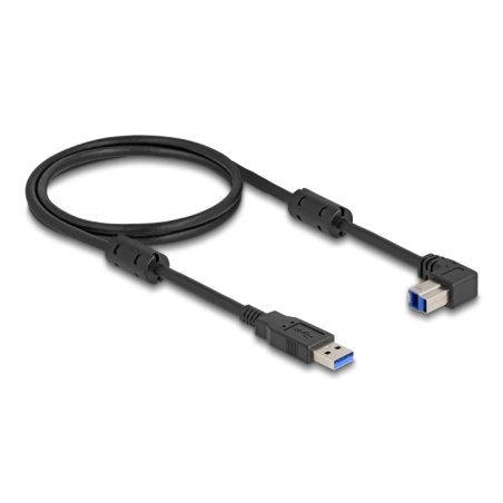 DeLOCK USB 5 Gbps Cable Type-A male to Type-B male 90° downwards angled 1 m