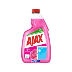 Ajax Liquid Cleaner Refill For Windows Rose Of Dawn 750ml