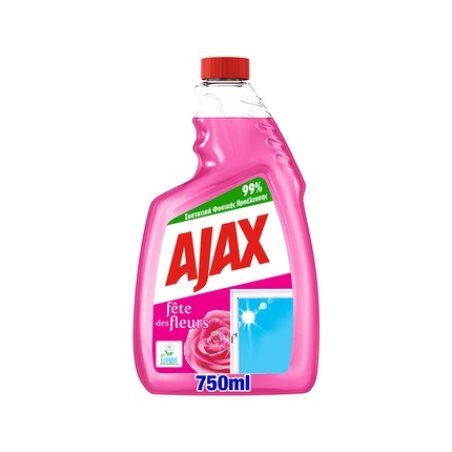 Ajax Liquid Cleaner Refill For Windows Rose Of Dawn 750ml