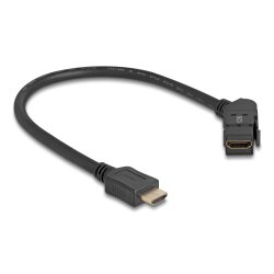 DeLOCK 67157 changeur de genre de câble HDMI Noir