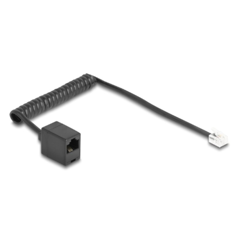 DeLOCK 88720 telephone cable 1 m Black