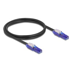DeLOCK 80926 câble de réseau Noir, Violet 1 m Cat6 U/UTP (UTP)