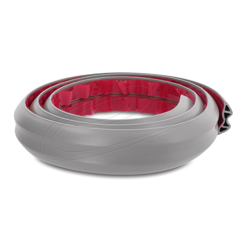 Delock Kabelkanal PVC flexibel 50 x 14 mm - Länge 2 m grau