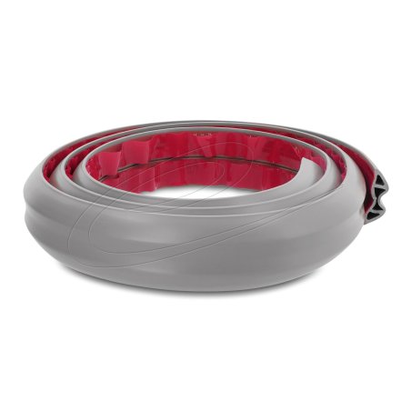 Delock Kabelkanal PVC flexibel 50 x 14 mm - Länge 2 m grau