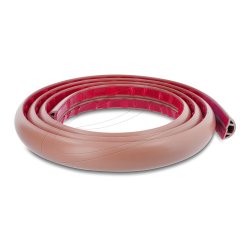 Delock Kabelkanal PVC flexibel 30 x 10 mm - Länge 2 m braun