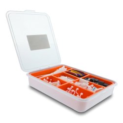 DeLOCK 20768 range-câbles Bureau Boîtier de câbles Orange, Transparent 1 pièce(s)
