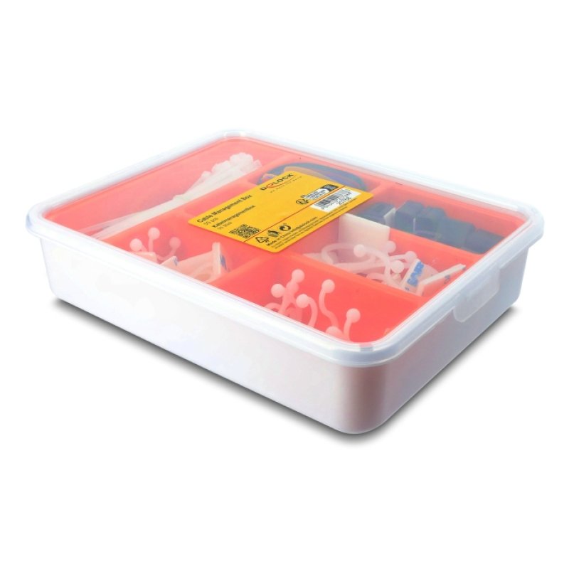 Delock Kabelmanagement Box Set 99-teilig
