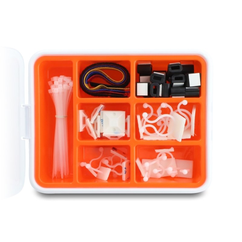 DeLOCK Cable Management Box set, 99 pieces