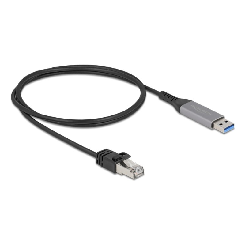 DeLOCK USB LAN Cable USB Type-A to RJ45 Gigabit Ethernet 1 m