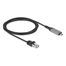 DeLOCK USB LAN Cable USB Type-C to RJ45 Gigabit Ethernet 2 m