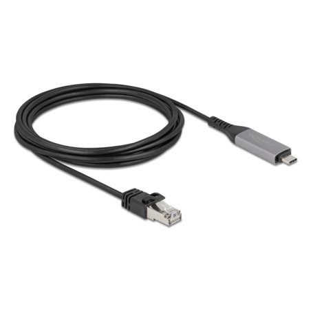 DeLOCK USB LAN Cable USB Type-C to RJ45 Gigabit Ethernet 3 m