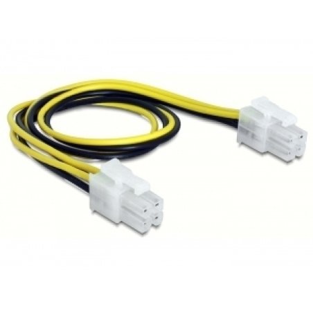 DeLOCK 65604 câble électrique Noir, Jaune 0,3 m