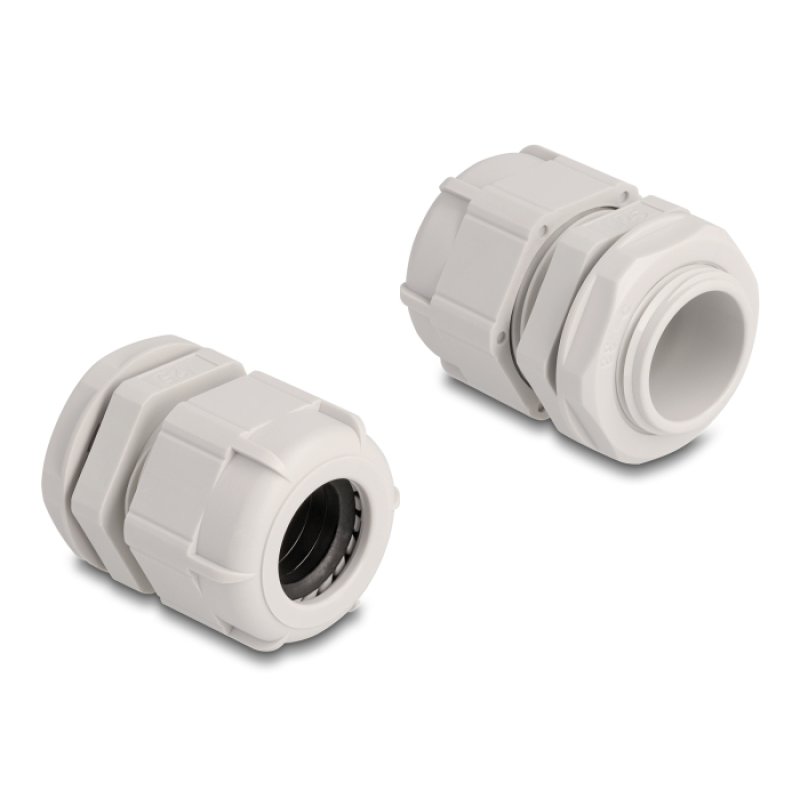 DeLOCK Cable Gland M25 10 pieces grey