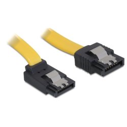 DeLOCK 0.3m SATA cable Yellow