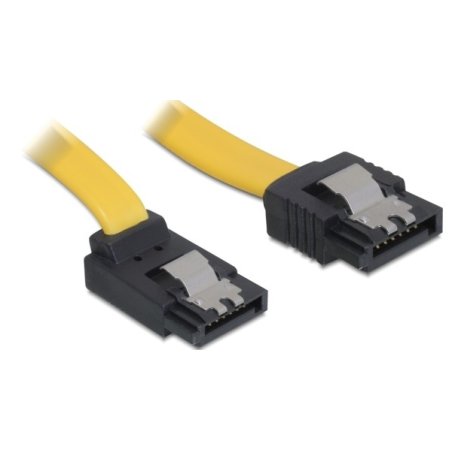 DeLOCK 0.3m SATA cable Yellow