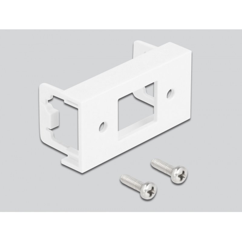 DeLOCK Câble de rallonge de réseau pour module Easy 45 S/FTP RJ45 mâle à RJ45 femelle Cat.6A, 50 cm, noir