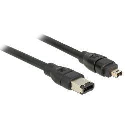 Delock Kabel FireWire 6 Pin Stecker 4 Pin Stecker 3 m
