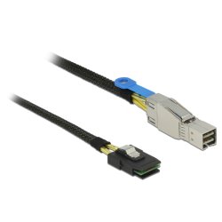 DeLOCK 83616 Serial Attached SCSI (SAS) cable 1 m 6 Gbit/s Black