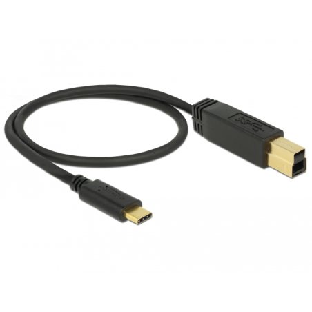 Delock USB 10 Gbps Kabel USB Type-C™ zu Typ-B 0,5 m