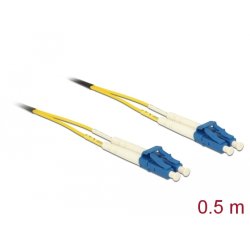 DeLOCK Cable Optical Fibre LC LC Singlemode OS2 0.5 m