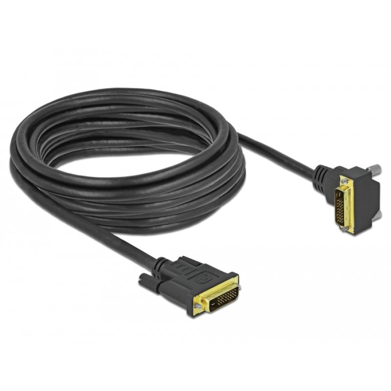 DeLOCK 85896 câble DVI 5 m DVI-D Noir