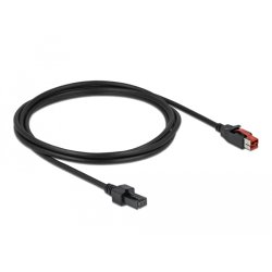 DeLOCK PoweredUSB cable male 24 V to 2 x 4 pin male 5 m for POS printers and terminals