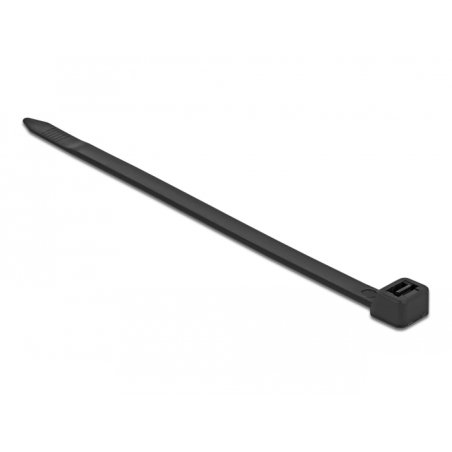 DeLOCK 18991 serre-câbles Attache pour câble d'échelle Nylon Noir 10 pièce(s)